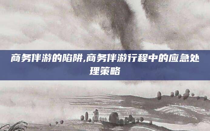 铜川商务伴游的陷阱,商务伴游行程中的应急处理策略